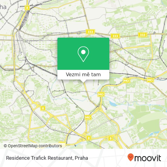 Residence Trafick Restaurant mapa