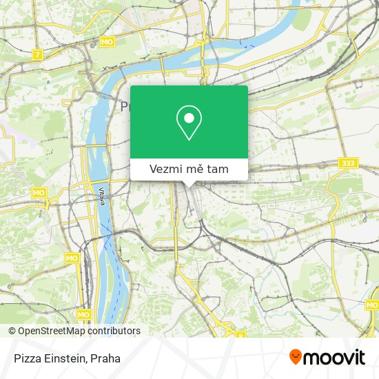 Pizza Einstein mapa