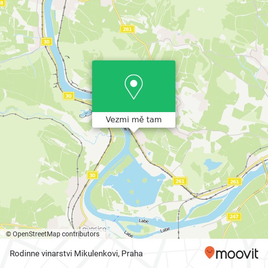 Rodinne vinarstvi Mikulenkovi mapa