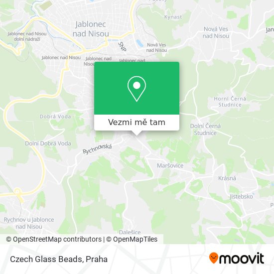 Czech Glass Beads mapa