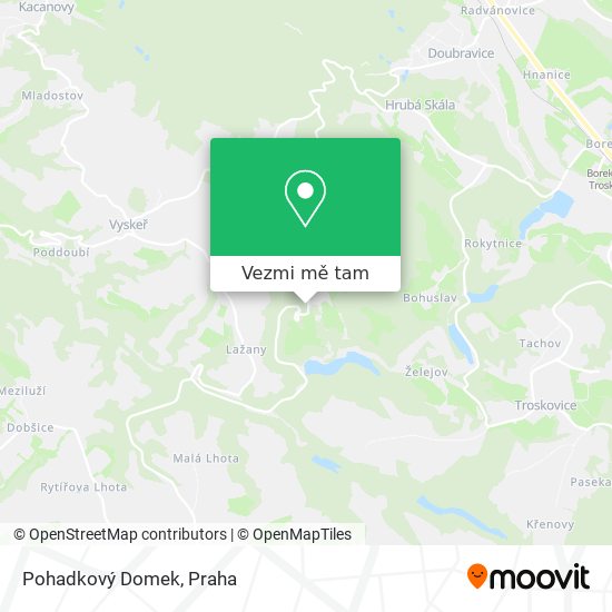 Pohadkový Domek mapa