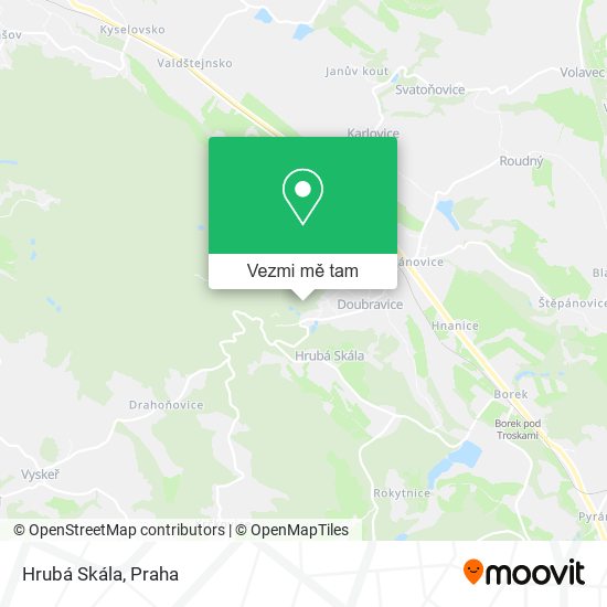 Hrubá Skála mapa