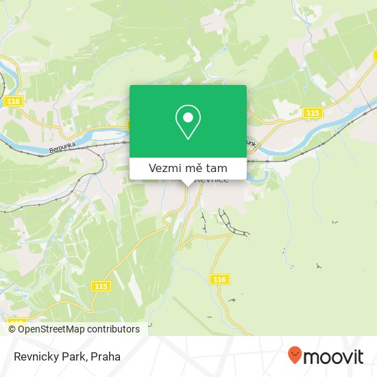 Revnicky Park mapa