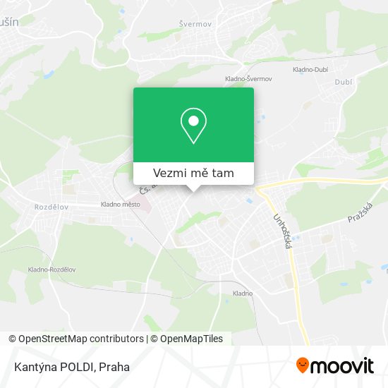 Kantýna POLDI mapa