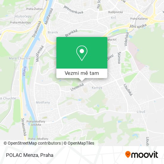 POLAC Menza mapa