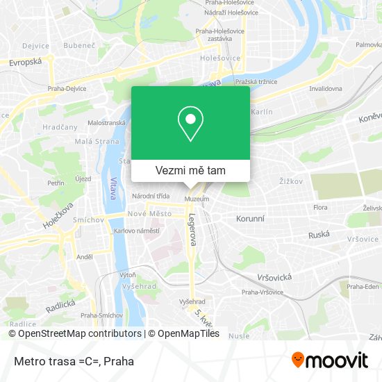 Metro trasa =C= mapa