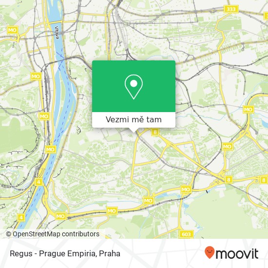Regus - Prague Empiria mapa