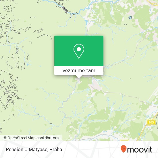 Pension U Matyáše mapa