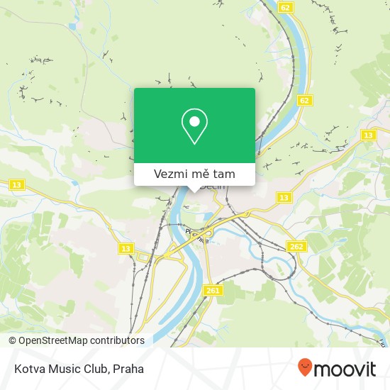 Kotva Music Club mapa