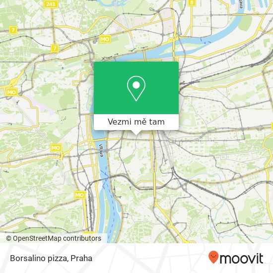 Borsalino pizza mapa