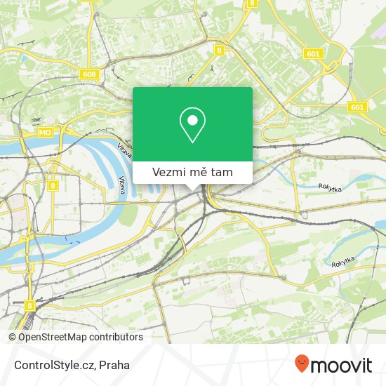 ControlStyle.cz mapa