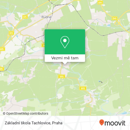 Základní škola Tachlovice mapa