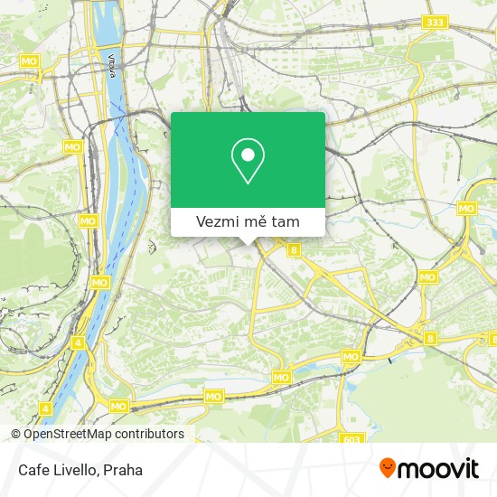 Cafe Livello mapa