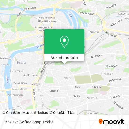 Baklava Coffee Shop mapa