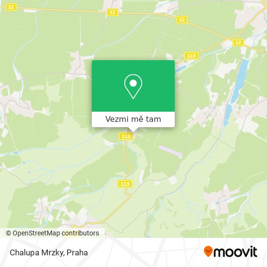 Chalupa Mrzky mapa