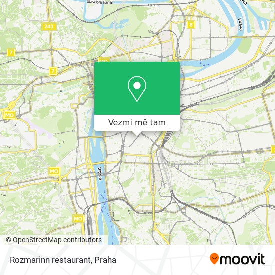 Rozmarinn restaurant mapa