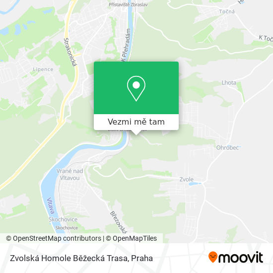 Zvolská Homole Běžecká Trasa mapa