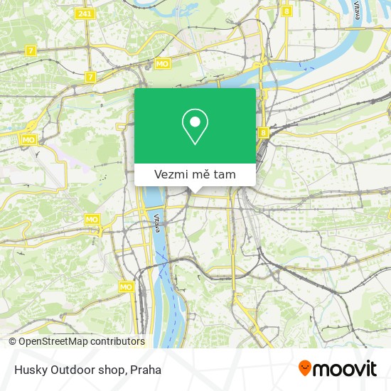 Husky Outdoor shop mapa