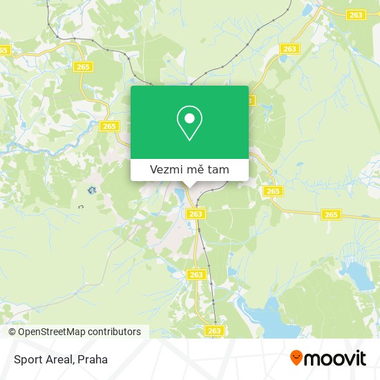 Sport Areal mapa