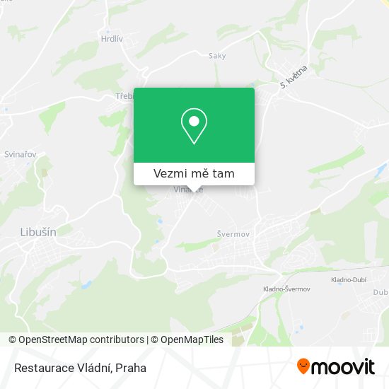 Restaurace Vládní mapa