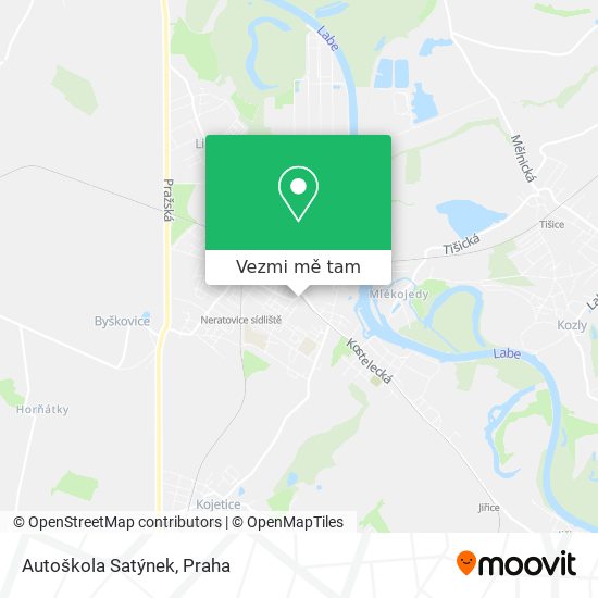 Autoškola Satýnek mapa