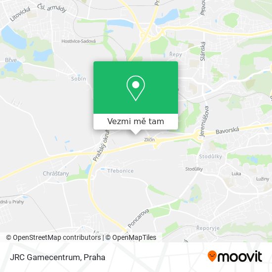 JRC Gamecentrum mapa