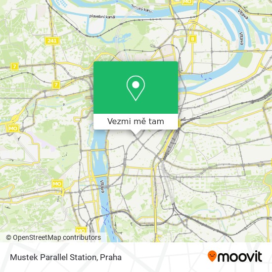 Mustek Parallel Station mapa