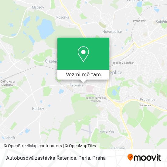 Autobusová zastávka Řetenice, Perla mapa