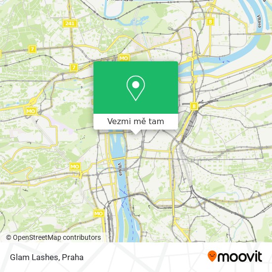 Glam Lashes mapa