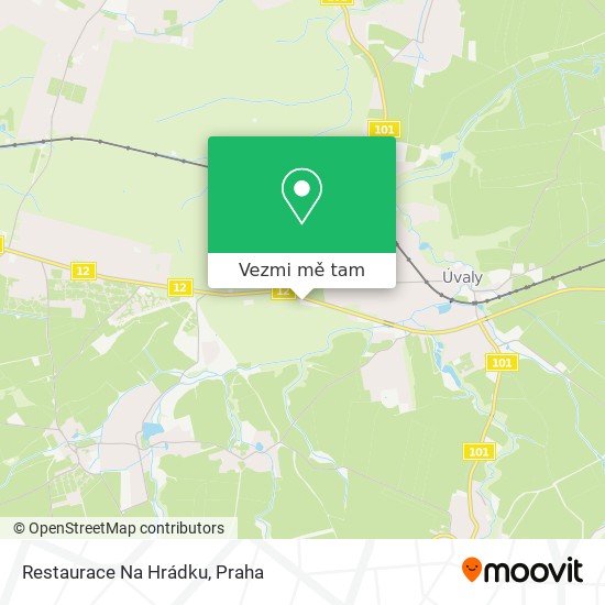 Restaurace Na Hrádku mapa