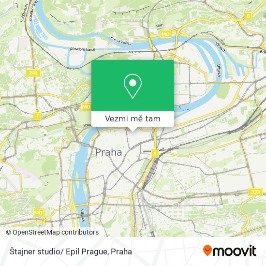 Štajner studio/ Epil Prague mapa