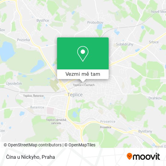 Čína u Nickyho mapa