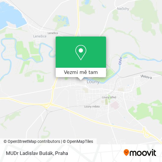 MUDr Ladislav Bušák mapa