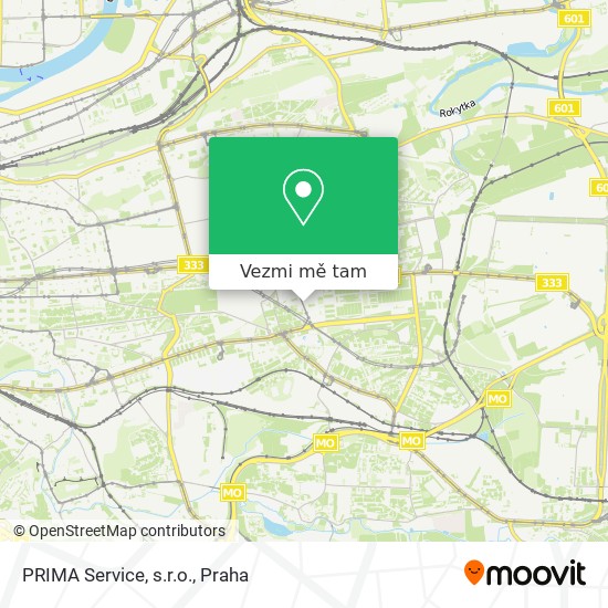 PRIMA Service, s.r.o. mapa