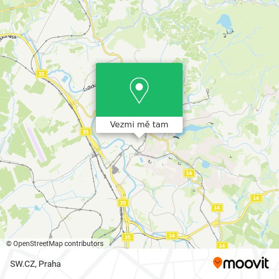 SW.CZ mapa