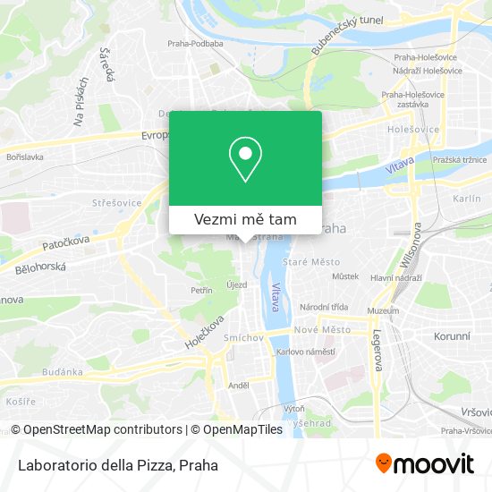 Laboratorio della Pizza mapa