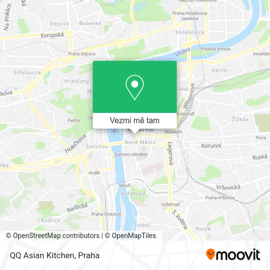 QQ Asian Kitchen mapa