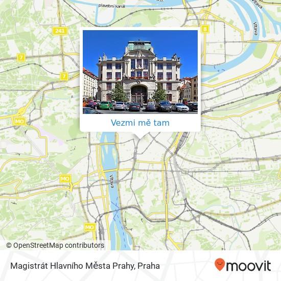 Magistrát Hlavního Města Prahy mapa