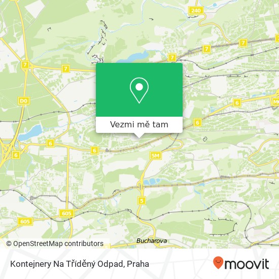 Kontejnery Na Tříděný Odpad mapa