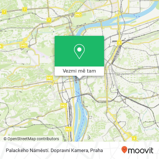 Palackého Náměstí. Dopravní Kamera mapa