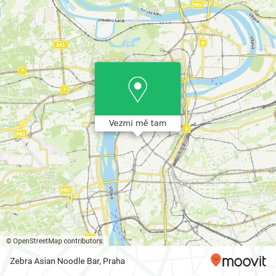 Zebra Asian Noodle Bar mapa