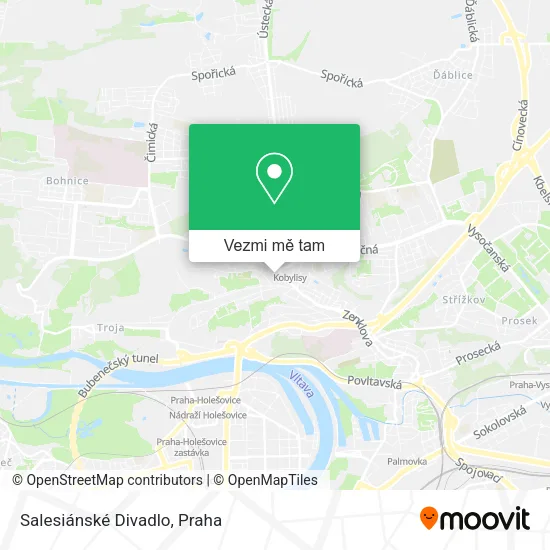 Salesiánské Divadlo mapa