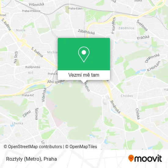Roztyly (Metro) mapa