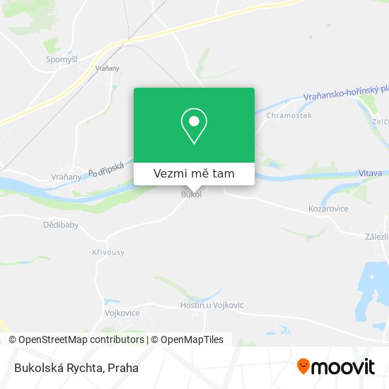 Bukolská Rychta mapa