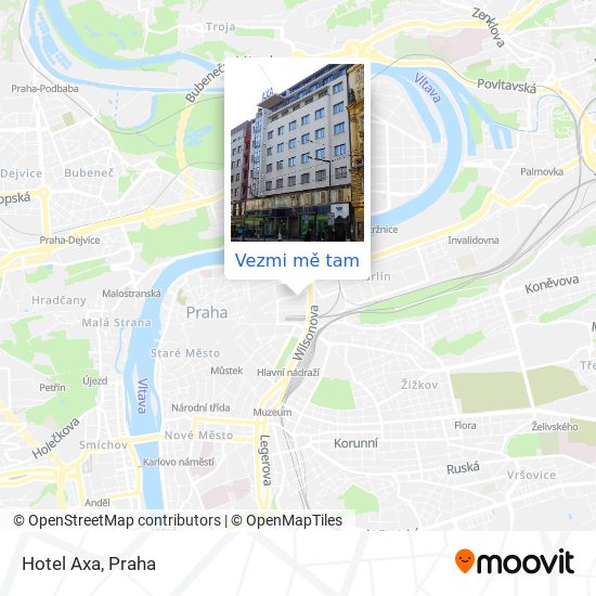 Hotel Axa mapa