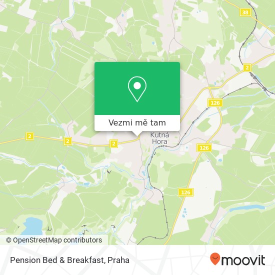 Pension Bed & Breakfast mapa