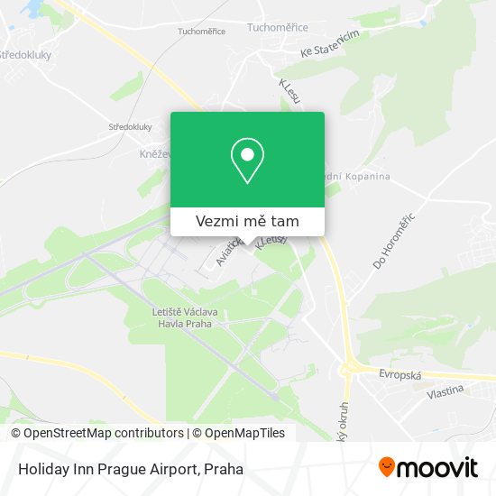 Holiday Inn Prague Airport mapa