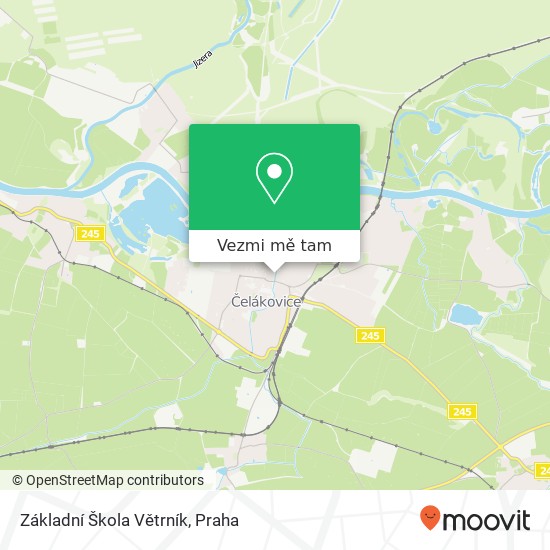 Základní Škola Větrník mapa