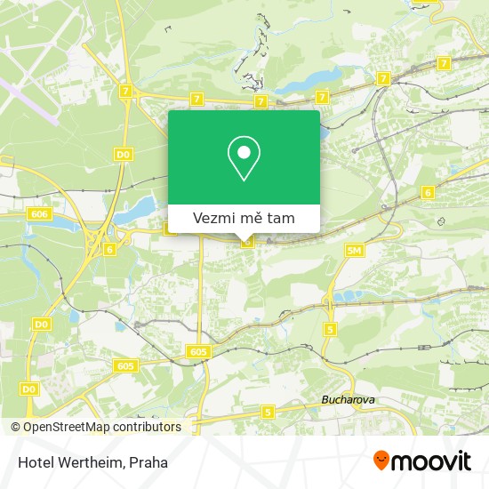 Hotel Wertheim mapa