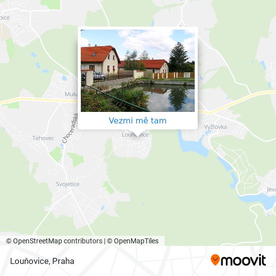 Louňovice mapa